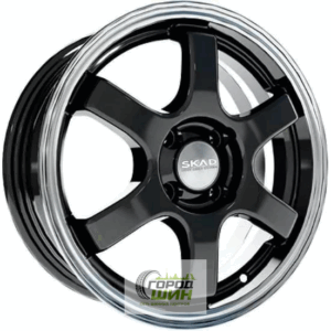 Скад Киото 6x15 4*100 ET38 DIA67.1 Антрацит-алмаз Литой