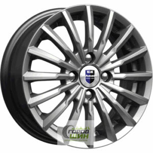 K&K Акцент 5.5x14 4*100 ET43 DIA60.1 Дарк платинум Литой