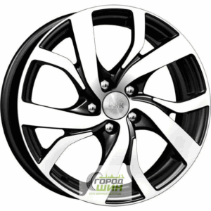 K&K Палермо 6x15 5*100 ET45 DIA67.1 Алмаз черный Литой