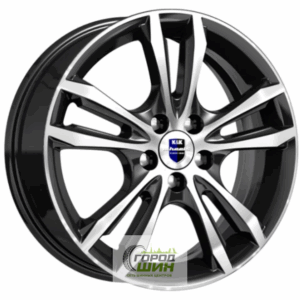 K&K Samara 6x16 4*100 ET45 DIA67.1 Алмаз черный Литой
