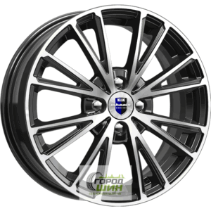 K&K Меандр 6x16 4*100 ET41 DIA60.1 Алмаз черный Литой