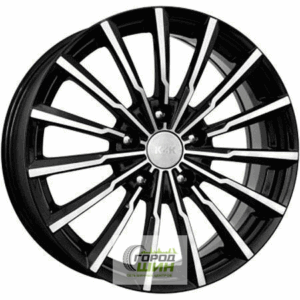 K&K Акцент 5.5x14 4*100 ET39 DIA56.6 Алмаз черный Литой