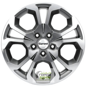 Khomen KHW 1711 6.5x17 5*114.3 ET50 DIA66.1 Gray-FP Литой
