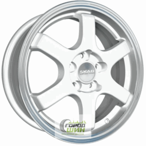 Скад Киото 6x15 4*100 ET40 DIA60.1 Алмаз белый Литой