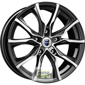 K&K Твист 7.5x17 5*110 ET39 DIA65.1 Алмаз черный Литой