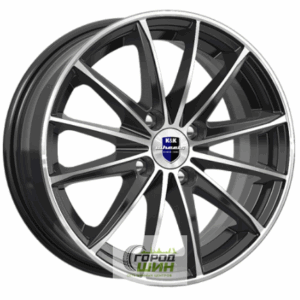 K&K Пойнт Бланк 6x15 4*100 ET50 DIA60.1 Алмаз черный Литой