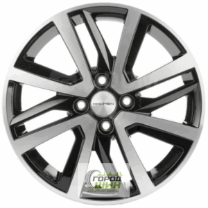 Khomen KHW 1609 6x16 4*100 ET48 DIA54.1 Black-FP Литой