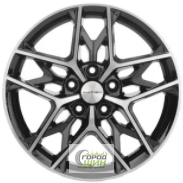 Khomen KHW 1709 7x17 5*114.3 ET50 DIA67.1 Black-FP Литой