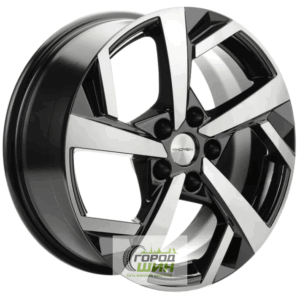 Khomen KHW 1712 7x17 5*114.3 ET39 DIA60.1 Black-FP Литой
