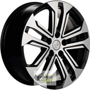 Khomen KHW 1803 7x18 5*114.3 ET50 DIA67.1 Black-FP Литой