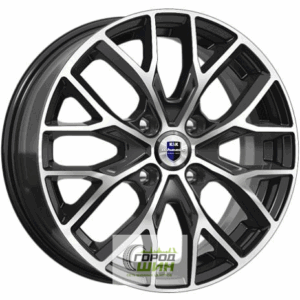 K&K Лилиом 6x16 4*100 ET37 DIA60.1 Алмаз черный Литой