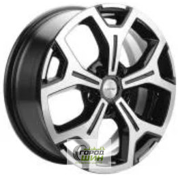 Khomen KHW 1710 6.5x17 5*108 ET33 DIA60.1 Black-FP Литой
