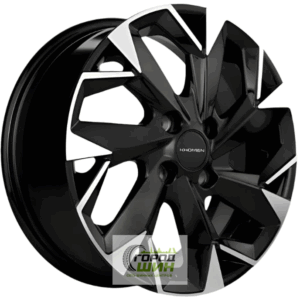 Khomen KHW 1508 6x15 4*100 ET50 DIA60.1 Black-FP Литой