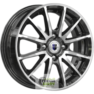 K&K Квант 5.5x14 4*100 ET40 DIA56.6 Алмаз черный Литой