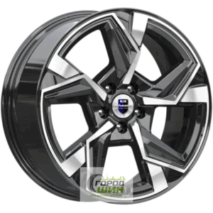 K&K Кайан 7.5x18 5*108 ET33 DIA67.1 Алмаз черный Литой