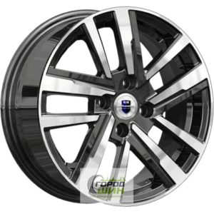 K&K Хант 6x15 4*100 ET37 DIA60.1 Алмаз черный Литой