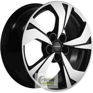 Khomen KHW 1724 7x17 5*108 ET40 DIA54.1 Black-FP Литой