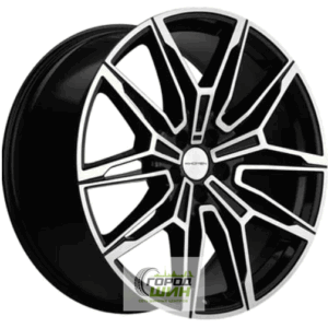 Khomen KHW 2105 11x21 5*112 ET43 DIA66.6 Black-FP Литой
