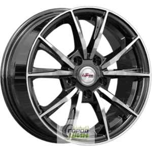 iFree Сион 6.5x15 5*112 ET45 DIA57.1 Блэк Джек Литой
