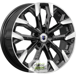 K&K Морейн 6.5x17 5*112 ET46 DIA57.1 Алмаз черный Литой