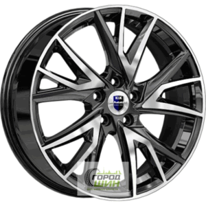 K&K Кайлас 6.5x18 5*108 ET52 DIA60.1 Алмаз черный Литой