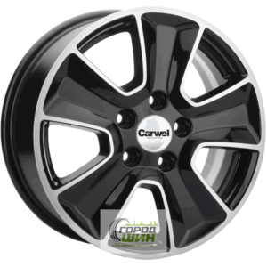 Khomen KHW 1601 6.5x16 5*114.3 ET46 DIA67.1 Black-FP Литой