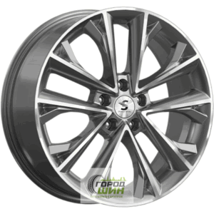 Скад КР012 7x18 5*108 ET33 DIA60.1 Diamond gloss graphite Литой