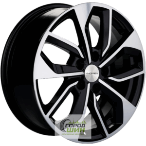 Khomen KHW 1703 7x17 5*110 ET46 DIA63.3 Black-FP Литой