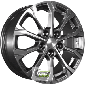 Khomen KHW 1605 6.5x16 5*114.3 ET45 DIA67.1 Gray-FP Литой