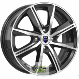 K&K Арнар 6x15 4*100 ET40 DIA67.1 Алмаз черный SK Литой