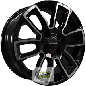 Khomen KHW 1406 5.5x14 4*98 ET35 DIA58.6 Black-FP Литой