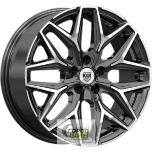 K&K Ариус 7x17 5*110 ET32 DIA65.1 Алмаз черный Литой