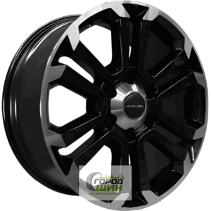 Khomen KHW 1817 7.5x18 6*139.7 ET45 DIA93.1 Black-FP Литой