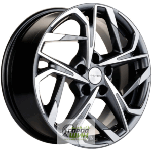 Khomen KHW 1716 7x17 5*114.3 ET45 DIA60.1 Gray-FP Литой