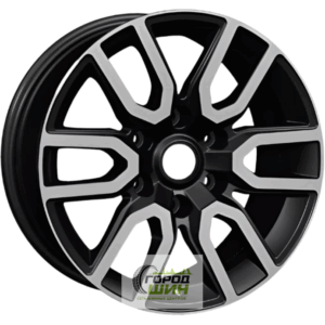 Khomen KHW 1723 8x17 6*139.7 ET50 DIA92.5 Black-FP Литой