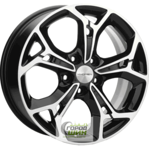 Khomen KHW 1702 7x17 5*114.3 ET49 DIA67.1 Black-FP Литой