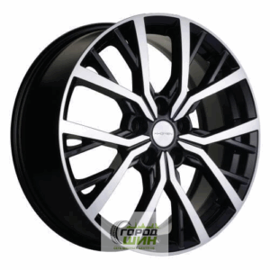 Khomen KHW 1806 7x18 5*112 ET45 DIA57.1 Black-FP Литой