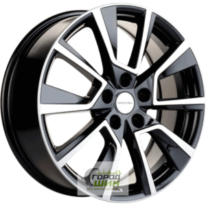 Khomen KHW 1802 7x18 5*108 ET33 DIA60.1 Black-FP Литой